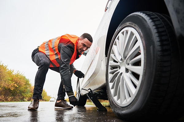 Flat Tyre Fitting